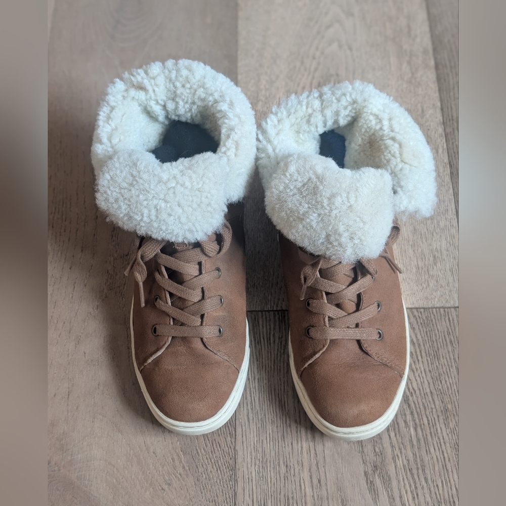 Ugg Supple Shearling High-Top Sneakers